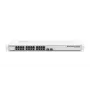MikroTik CSS326-24G-2S+RM valdomas 2 lygio jungiklis, 24x Gigabit Ethernet, 2x 10G SFP+, PoE įėjimas, 1U stelažinis, baltas