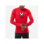 MILLET Trilogy Wool Long Sleeve T-Shirt vyriški, raudoni, M dydžio