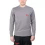 Milwaukee ilgomis rankovėmis kišeninė marškinėliai Light Grey XL