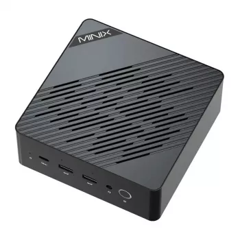 MINIX ER937-AI Barebone Mini PC su AMD Ryzen 7 3750H, 4 branduoliai/8 gijos, Radeon Vega 10, Dual Gigabit LAN, Wi-Fi 5, VESA tvirtinimu