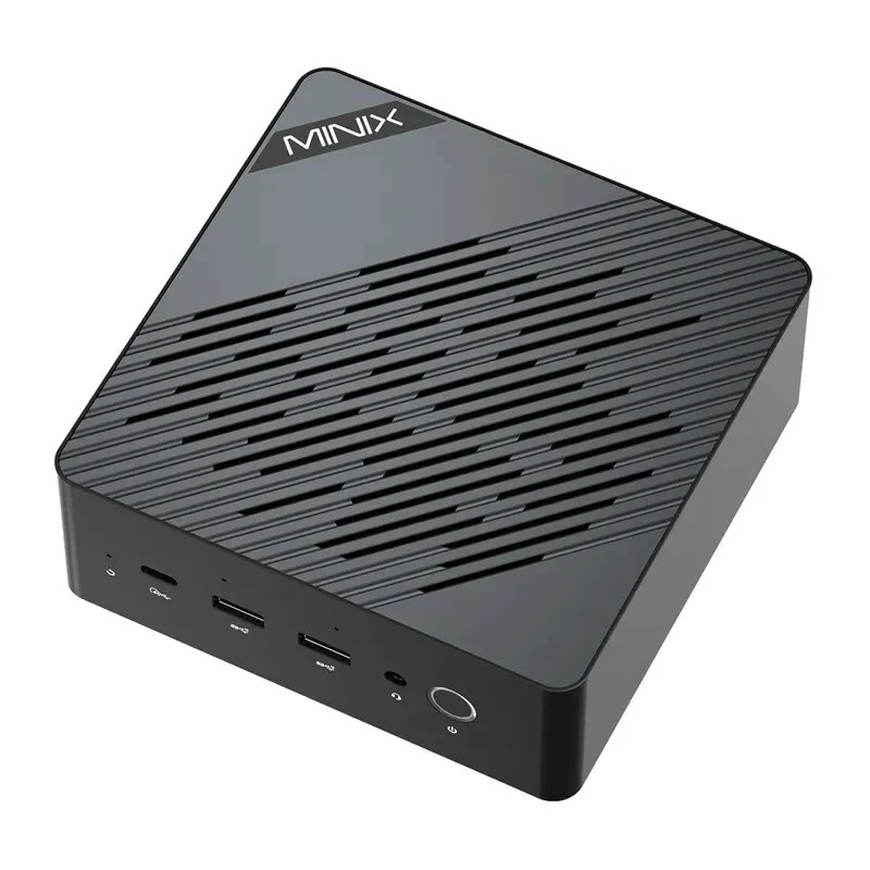 MINIX ER937-AI Barebone Mini PC su AMD Ryzen 7 3750H, 4 branduoliai/8 gijos, Radeon Vega 10, Dual Gigabit LAN, Wi-Fi 5, VESA tvirtinimu