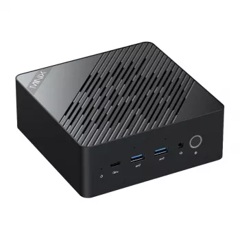 MINIX ER937-AI Barebone Mini PC su AMD Ryzen 7 3750H, 4 branduoliai/8 gijos, Radeon Vega 10, Dual Gigabit LAN, Wi-Fi 5, VESA tvirtinimu