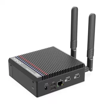 MINIX Z300-0dB Barebone Mini PC Intel Processor N300 8C/8T iki 3.8GHz DDR5 1x SODIMM M.2 PCIe Gen4 Wi-Fi 6E BT5.2 2x 2.5GbE HDMI 2.1 DP 1.4 USB-C 90W VESA juodas | Kur.lt