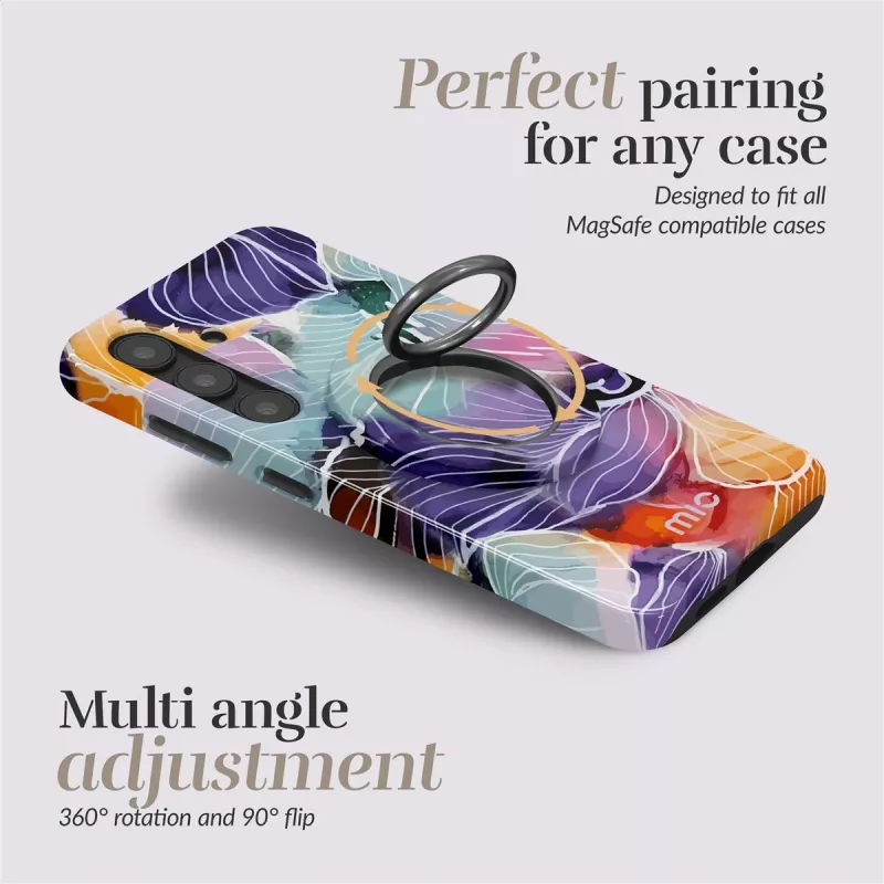 MIO Flowers MagSafe Case Compatible Ring Holder
