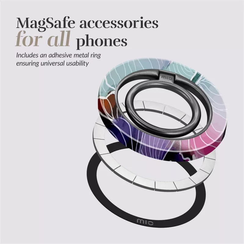 MIO Flowers MagSafe Case Compatible Ring Holder