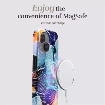 MIO Flowers Magsafe Compatible dėklas, skirtas Samsung S25 Ultra 5G