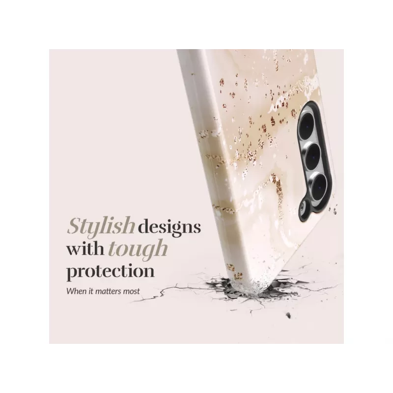 MIO Gold Marble Magsafe Compatible Case, skirta Samsung A55 5G