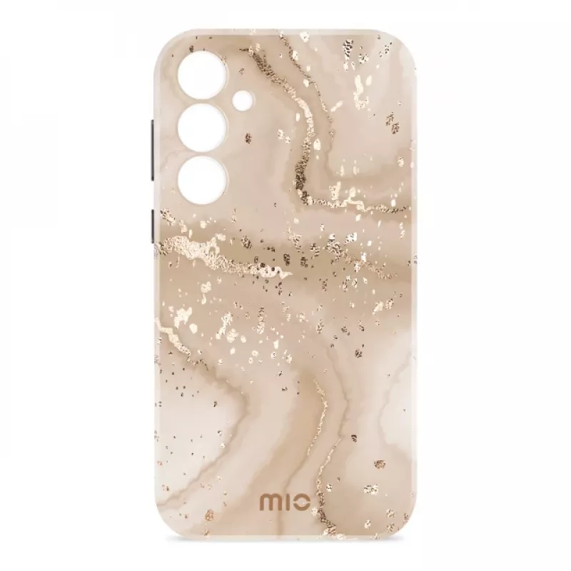 MIO Gold Marble Magsafe Compatible Case, Samsung S25 Plus 5G