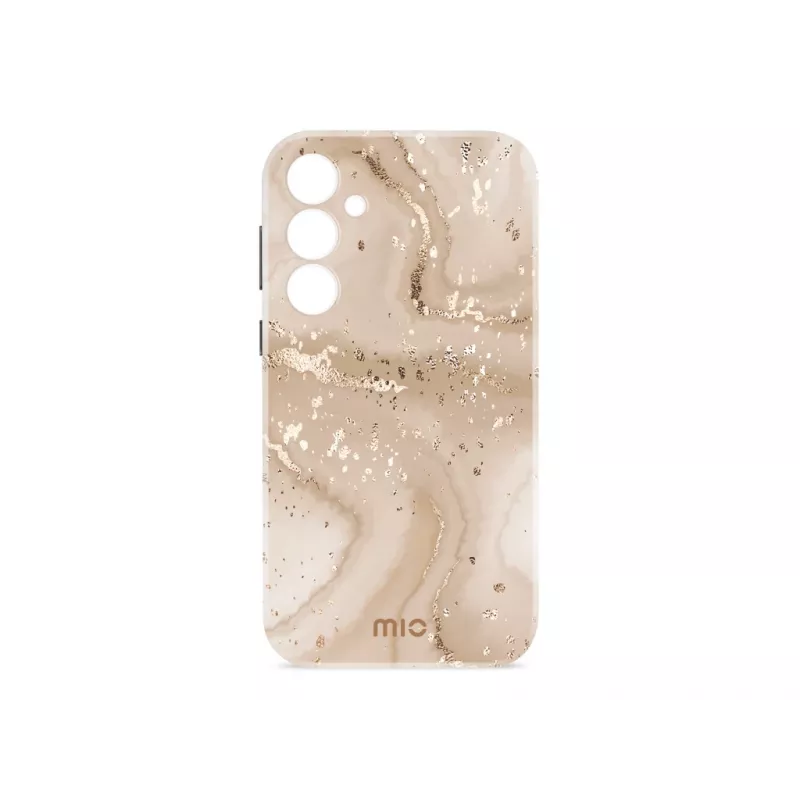 MIO Gold Marble Magsafe Compatible Case, Samsung S25 Plus 5G