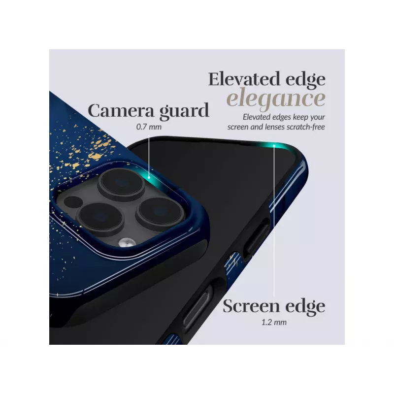 MIO Midnight Sparkle Magsafe Case, suderinamas su iPhone 17 Pro