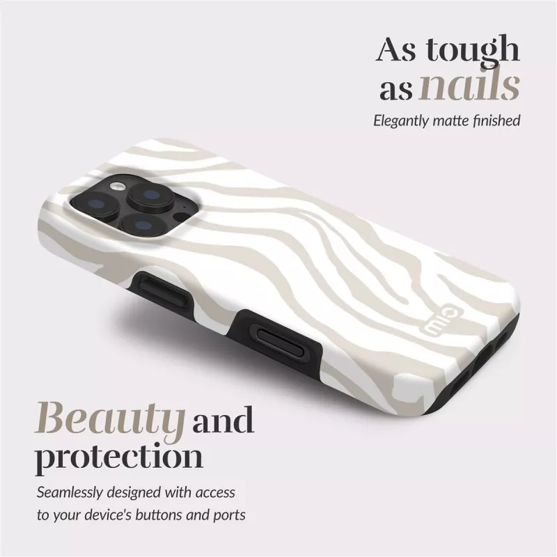 MIO Sandy Zebra Magsafe Dėklas, suderinamas su Samsung S25+ 5G