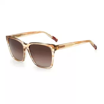 MISSONI Moteriški Akiniai nuo Saulės Mis0008sHR3HA Havana Brown Gradient Square Acetate 56 mm