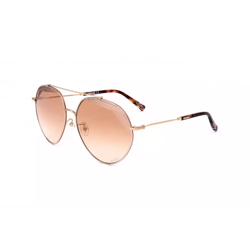 MISSONI Moteriški akiniai nuo saulės MIS0015STNG Drugelio formos acetatinis rėmelis UV400 Pilki lęšiai 60/15/145 mm