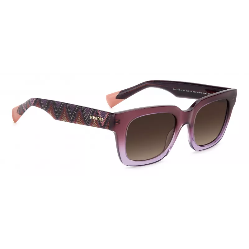 MISSONI Moteriški Akiniai nuo Saulės MIS0103S0T7HA Havana Rudi Gradientiniai 50mm