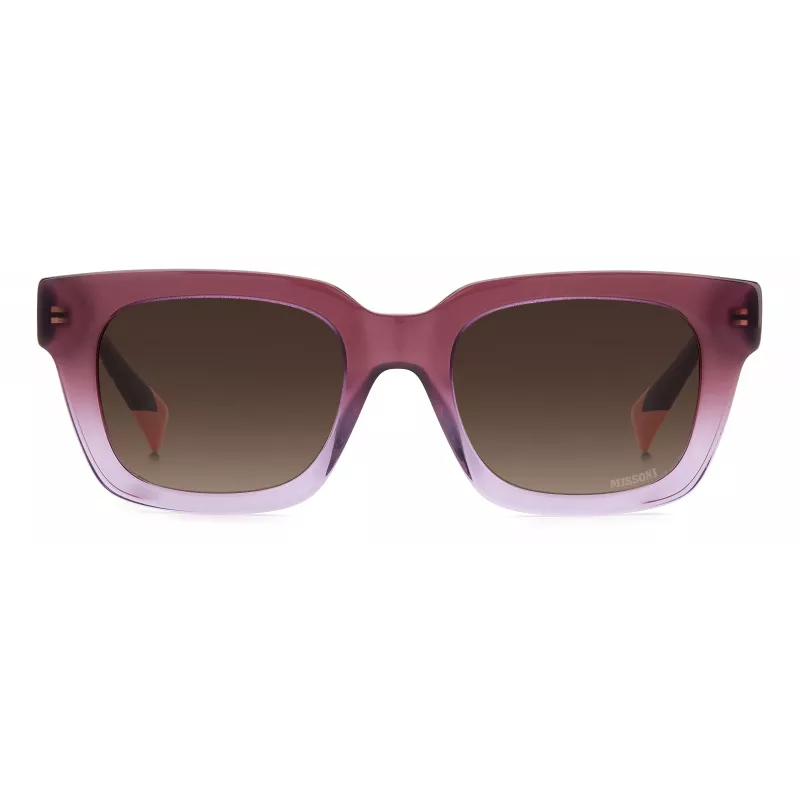 MISSONI Moteriški Akiniai nuo Saulės MIS0103S0T7HA Havana Rudi Gradientiniai 50mm