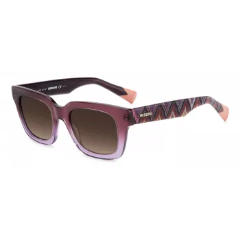 MISSONI Moteriški Akiniai nuo Saulės MIS0103S0T7HA Havana Rudi Gradientiniai 50mm