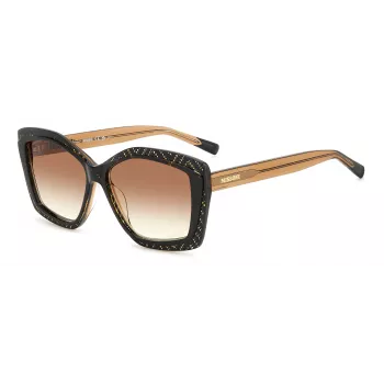 Moteriški Missoni akiniai nuo saulės MIS0187GSVH8 - acetatinis rėmelis, polikarbonatiniai lęšiai, UV400 apsauga, 58 mm lęšio plotis