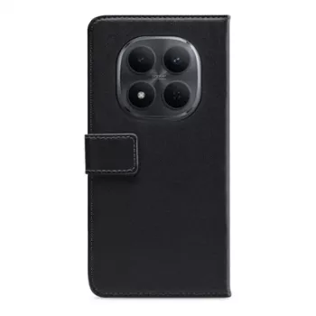 Mobilize Classic Gelly Wallet Book Case, skirta Xiaomi Redmi Note 15 Pro 5G, juoda