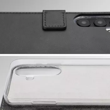 Mobilize Classic Gelly Wallet Book Case, skirta „Xiaomi Redmi Note 15 Pro“, juoda