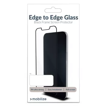 Mobilize Edge-To-Edge Glass Screen Protector, skirta Xiaomi Redmi Note 14 Pro 4G / Note 14 Pro 5G / Note 14 Pro+ 5G (Edge Glue)