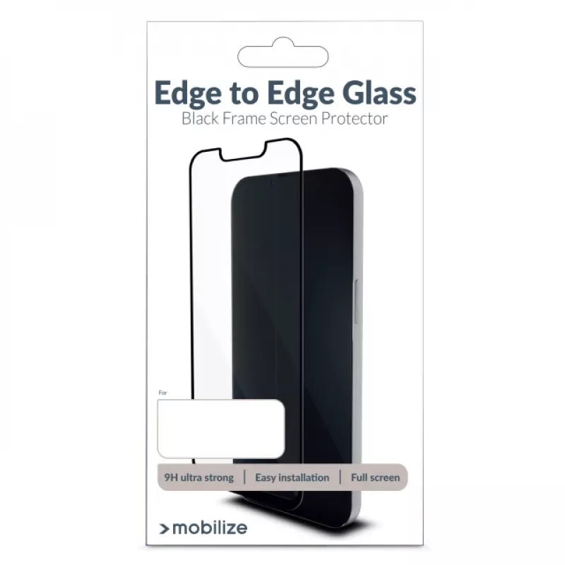 Mobilize Edge-To-Edge Glass Screen Protector, skirta „Xiaomi Redmi Note 15 Pro+ 5G“ – klijai kraštuose