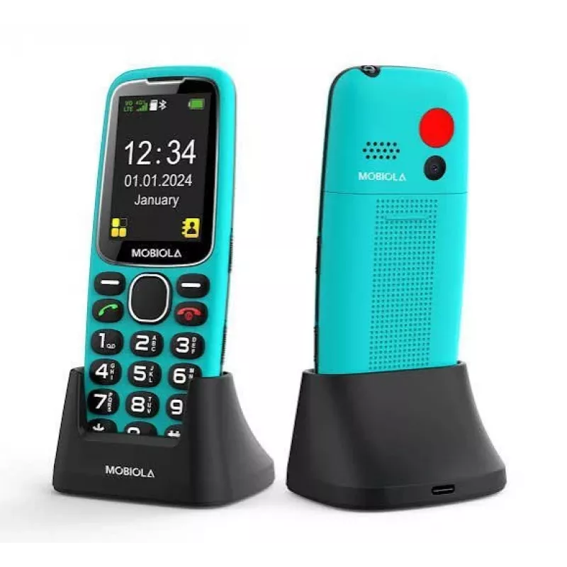 Mobiola MB4120 paprastasis telefonas, turkio spalvos