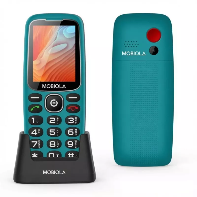 Mobiola MB4120 paprastasis telefonas, turkio spalvos