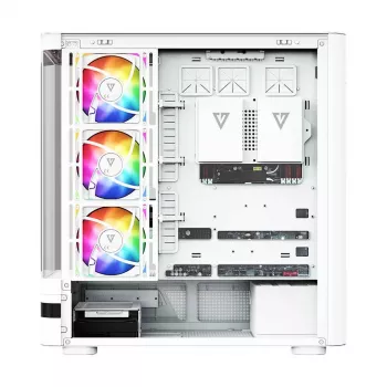 MODECOM Volcano AQ200 ARGB Midi bokštas baltas