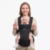 Momcozy nešiojimo sistema su klubine sėdyne, juoda
