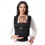 MOMCOZY BC001 nešiojamoji kūdikio nešyklė nuo naujagimio iki mažylio, Air Mesh, juoda