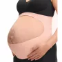 Momcozy Pregnancy Belly Band (L) - Nude, patogus ir atraminis nėštumo diržas