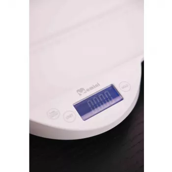 Momini Baby Scale TinyScale – Skaitmeninės kūdikių svarstyklės, 20 kg, 5 g padala, balta
