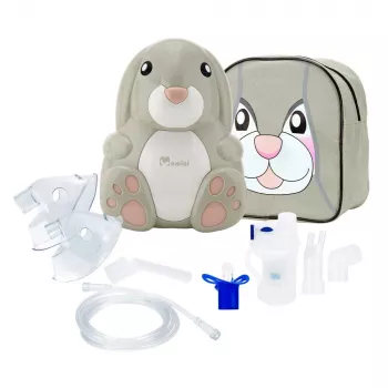 Momini kompresorinis purkštuvas (nebulizatorius) NebuBunny