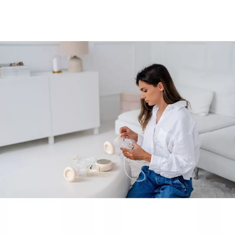 Momini Dual Wireless Electronic Breast Pump MilkySilky