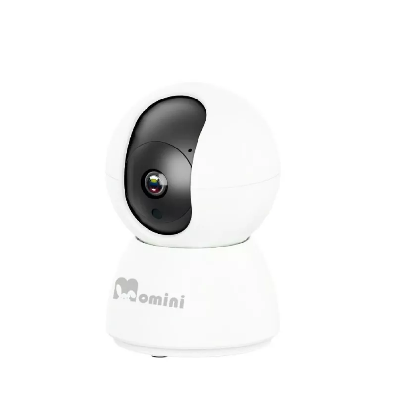 Momini KidLook Baby Monitor - 3,2 inch Color LCD, Night Vision, Two-Way Talk, 8 Lullabies, Temperature Monitoring