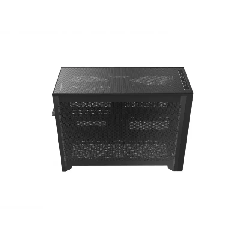 Montech TEN (B) Mini bokštas, grūdintas stiklas, juodas | Kur.lt