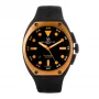 Montres de Luxe Vyrų automatinis laikrodis 09SA-BK-1002 48 mm juodas ciferblatas odinė apyrankė