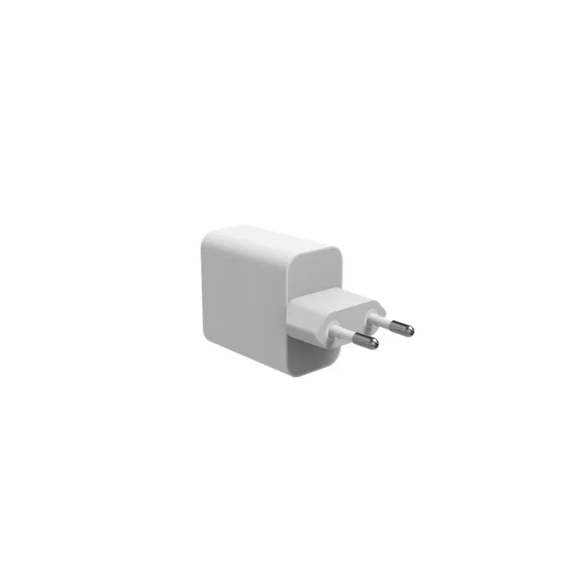 Mophie ROC GaN 45W Dual USB-C sieninis įkroviklis – baltas