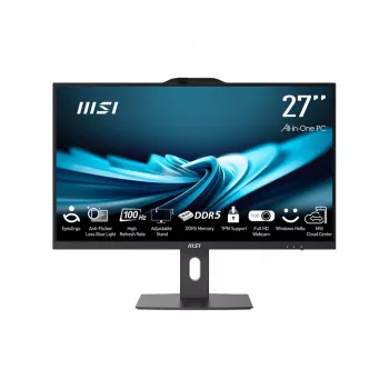 MSI All-in-One PRO AP272P 14M-495EU – 27 inch Full HD IPS, Intel Core i7-14700, 16GB DDR5, 1TB SSD, Windows 11 Pro, juoda