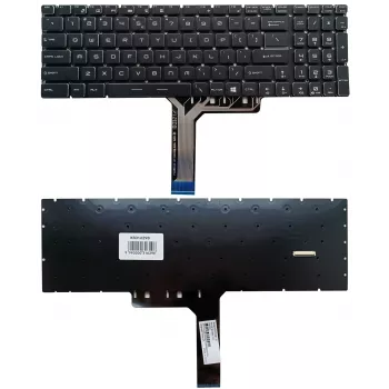 MSI GE63/GE73/GS63/GS73 JAV anglų kalbos RGB apšviesta nešiojamojo kompiuterio klaviatūra