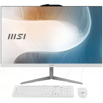 MSI Modern AM242 1M-2024XFR All-in-One PC, 23,8 inch Full HD IPS, Intel Core 5 120U, 8GB DDR5, 512GB SSD, FreeDOS, Black & Silver