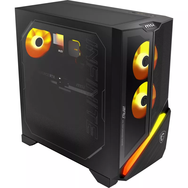 MSI MPG Infinite Z3 X3D žaidimų stalinis kompiuteris, AMD Ryzen 7 7800X3D, 32GB DDR5, 1TB NVMe SSD, NVIDIA GeForce RTX 4070 Ti, Windows 11 Home, juodas