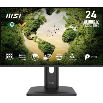 MSI PRO MP245PHGN E14 23,8 col. IPS 144Hz Full HD monitor – juodas