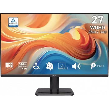 MSI PRO MP275QDE E14 27 inch WQHD IPS 144Hz 1ms Monitorius