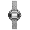 MVMT moteriškas laikrodis D-FB01-S Signature Quartz Analog 32mm nerūdijančio plieno tinklelio apyrankė sidabrinis