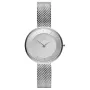 MVMT moteriškas laikrodis D-FB01-S Signature Quartz Analog 32mm nerūdijančio plieno tinklelio apyrankė sidabrinis