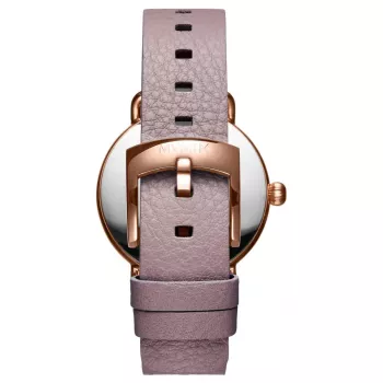 MVMT Women's Nova Chrono laikrodis D-FR01-RGPU 36mm rožinio aukso nerūdijančio plieno, violetinė oda
