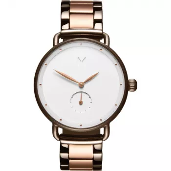 MVMT Women's Nova FR01-TIRGW 40mm Nerūdijančio Plieno Laikrodis Rožinis Auksas Pilka
