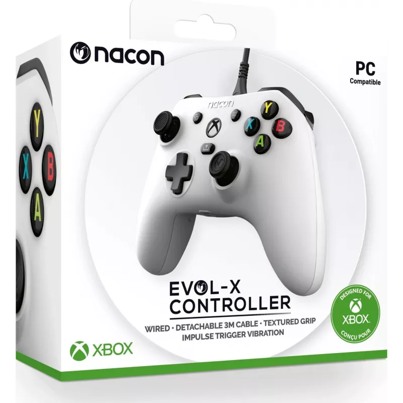 NACON EVOL-X laidinis valdiklis, skirtas Xbox Series X|S, Xbox One, PC – baltas