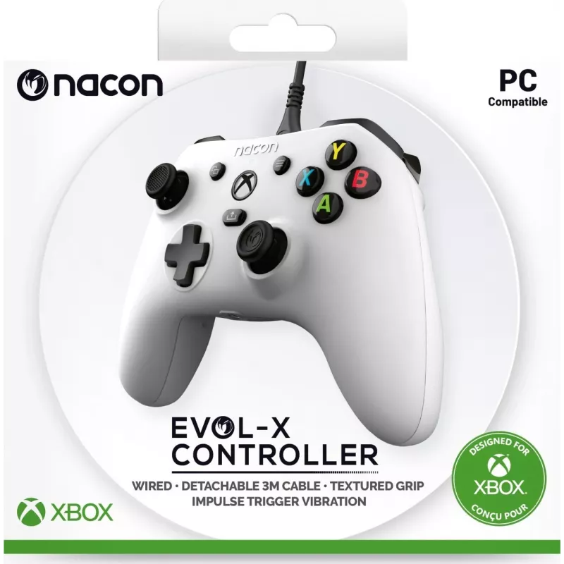 NACON EVOL-X laidinis valdiklis, skirtas Xbox Series X|S, Xbox One, PC – baltas